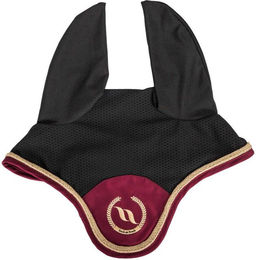 Produktbild von Back on Track Nights Collection Fliegenohren Welltex Dunkelrot für Vollblut