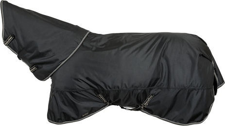 Back on Track Obsidian Weidedecke für Pferde mit Halsteil Schwarz 125 cm – Bild 1 von 4