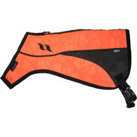 Produktbild von Back on Track Point Sicherheitsweste für Hunde wasserabweisend Orange Schwarz Größe S