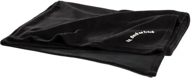 Back on Track Polarfleece Decke Schwarz 120 x 160 cm – Bild 1 von 4