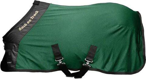Back on Track Pony Mesh Rug Royal Deluxe Fleece Decke Grün – Bild 1 von 2