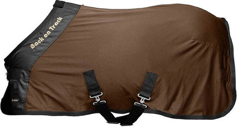 Back on Track Pony Mesh Rug Style Royal Deluxe Fleece Decke Braun – Bild 1 von 2
