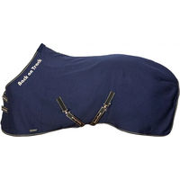 Produktbild von Back on Track Quick Cooler Trocknende Fleecedecke für Pferde Blau