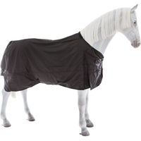 Produktbild von Back on Track Regendecke für Pferde in Schwarz aus Polyester