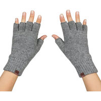 Produktbild von Back on Track Reithandschuhe mit halben Fingern Vide Grau L/XL
