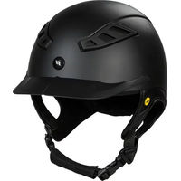 Produktbild von Back on Track Reithelm Lynx II Smooth Top Unisex Schwarz Grösse M