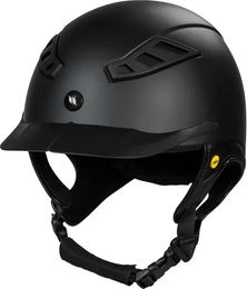Produktbild von Back on Track Reithelm Lynx II Smooth Top Unisex Schwarz Größe S CE-zertifiziert