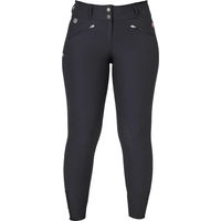 Produktbild von Back on Track Reithose Damen Katie mit Kniebesatz Schwarz Größe 36