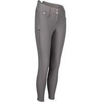 Produktbild von Back on Track Reithose Julia Damen mit Kniebesatz Grau Größe 44