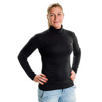 Produktbild von Back on Track Rollkragensweatshirt Damen Schwarz Baumwolle Größe M