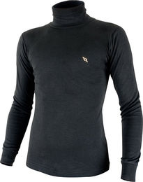Back on Track Rollkragensweatshirt für Herren aus Baumwolle Schwarz XXL – Bild 1 von 5