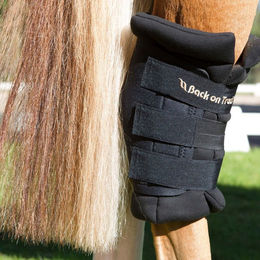 Produktbild von Back on Track Royal Hock Boot Gamaschen Schwarz Neopren Größe L