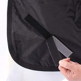 Back on Track Schrittdecke Haze Schwarz aus Polyester - 125 cm – Bild 1 von 5