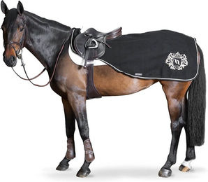 Back on Track Schrittdecke William aus Wolle in Beige Schwarz 135 – Bild 1 von 2