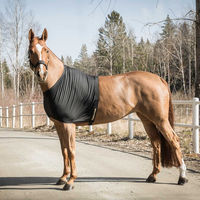 Produktbild von Back on Track Schulterschutz light für Pferde Schwarz 125 cm aus Polyester