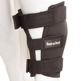 Back on Track Sprunggelenkschoner Gamaschen aus Neopren mit Ausschnitt Links Schwarz Größe M – Bild 1 von 3