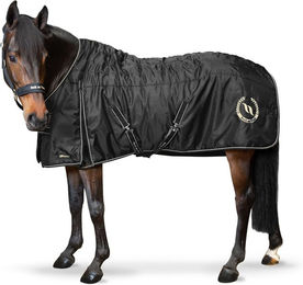 Produktbild von Back on Track Stalldecke Millie aus Wolle in Schwarz 200g - 200 g