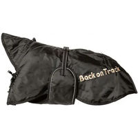 Produktbild von Back on Track Standardmantel für erwachsene Pferde wasserabweisend schwarz 43 cm