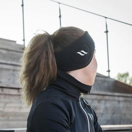 Back on Track Stirnband aus Polyester Schwarz Grösse M – Bild 1 von 3