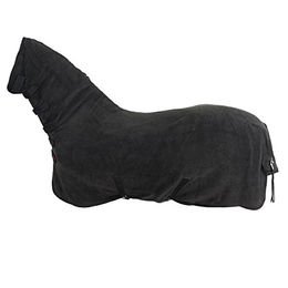 Back on Track Supreme Fleecedecke mit Halsteil in Schwarz – Bild 1 von 8