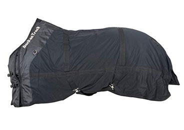 Produktbild von Back on Track Therapeutische Netzgewebe Pferdedecke Schwarz 145cm