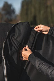 Back on Track Weidedecke Obsidian Turnout mit Halsteil Schwarz 165 cm - 150 g – Bild 1 von 2