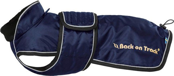 Back on Track Welltex Regenmantel Buddy für Hunde Blau 38 cm wasserabweisend – Bild 1 von 1