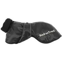 Produktbild von Back on Track Welltex Windhundmantel für erwachsene Whippets Schwarz Größe M 40 cm wasserdicht Fleece