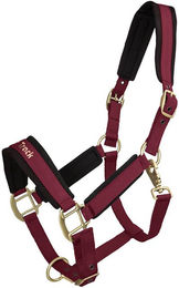 Back on Track Werano Halfter für Ponys aus Nylon in Schwarz-Gold – Bild 1 von 4