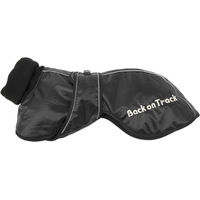Produktbild von Back on Track Windhundemantel für erwachsene Hunde Schwarz S 35 cm wasserabweisend mit Fleece-Futter - 35 cm