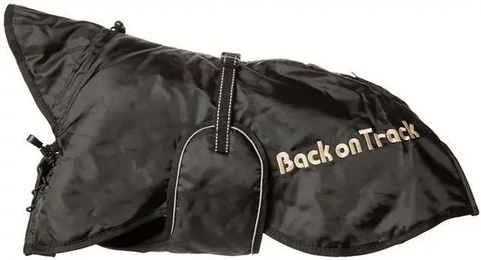 Back on Track Wintermantel für Pferde Schwarz 46 cm wasserabweisend - 1 Stk. – Bild 1 von 2