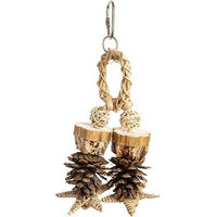 Produktbild von Back Zoo Nature Forest Ring Vogelspielzeug aus Naturmaterial in Braun