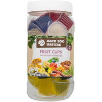 Produktbild von Back Zoo Nature Fruit Cups Reptilien Insekten Snack 24 Stück