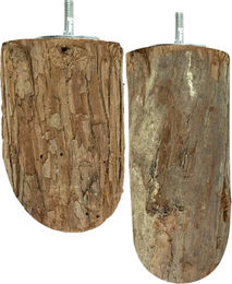 Back Zoo Nature Holz Sitzstange für Vögel und Nagetiere Braun Größe S – Bild 1 von 3
