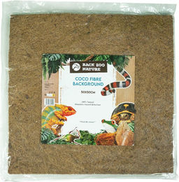 Back Zoo Nature Kokosfaser Terrarium Rückwand für Reptilien und Frösche 50 x 50 cm Braun – Bild 1 von 3