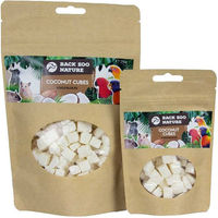 Produktbild von Back Zoo Nature Kokosnusswürfel Fruchtsnack für Papageien und Vögel 250 g ohne tierisches Protein