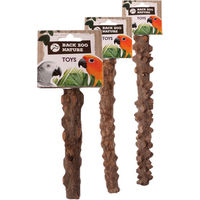 Produktbild von Back Zoo Nature Pepper Wood Perches Sitzstange aus Holz für Papageien Small Braun