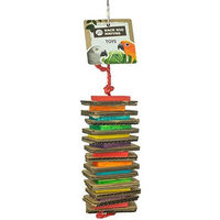 Produktbild von Back Zoo Nature Shredding Slices Intelligenzspielzeug für Papageien und Wellensittiche bunt aus Kratzpappe