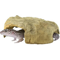 Produktbild von Back Zoo Nature Teaky House Holz Versteck für Reptilien und Nagetiere in Beige