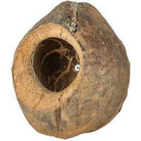 Produktbild von Back Zoo Nature Villa Kokosnuss Häuschen Höhle für Kleintiere Braun