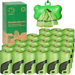 Bag2nature Hundekotbeutel biologisch abbaubar Grün – Bild 1 von 5