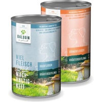 Produktbild von BALDUiN Hund Mix-Paket Kalb und Huhn getreidefrei 12x400g - 12 x 400 g