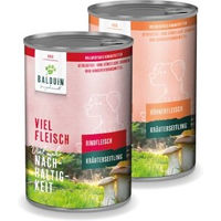 Produktbild von BALDUiN Hund Mix-Paket Rind und Huhn getreidefrei 12x400g - 12 x 400 g