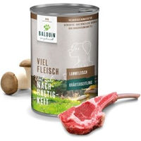 Produktbild von BALDUiN Hundefutter Lamm und Kräuterseitling Mini 12x400g - 12 x 400 g