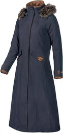 Baleno Kensington Reitmantel Damen Blau Warm Winter Mantel Größe L – Bild 1 von 1