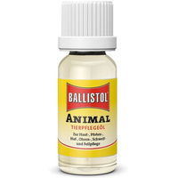 Produktbild von Ballistol Animal Tierpflegeöl zur Fellpflege von Haut, Fell, Pfoten, Schweif, Mähne oder Hufen 10 ml