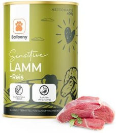 Balloony.pet Hund Nassfutter Sensitive Lamm Glutenfrei Monoprotein 4,8 kg - 4,8 kg – Bild 1 von 3