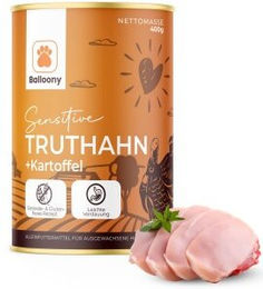 Balloony.pet Nassfutter für Deutsche Schäferhunde mit Truthahn Sensitive glutenfrei und monoprotein 9,6 kg - 9,6 kg – Bild 1 von 3