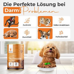 Balloony.pet Nassfutter German Shepherd Truthahn Monoprotein Glutenfrei 400 g - 400 g – Bild 1 von 3