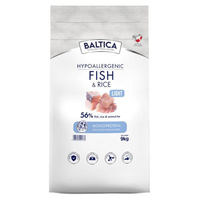 Produktbild von Baltic Adult Light Hundetrockenfutter Fisch mit Reis 9kg Hypoallergenes Futter für mittelgroße Hunderassen